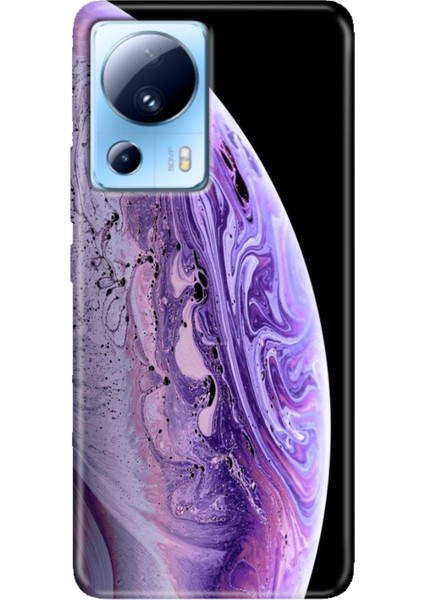 Xiaomi Mi 13 Lite Kılıf Desenli Mi 13 Lite Design Silikon World