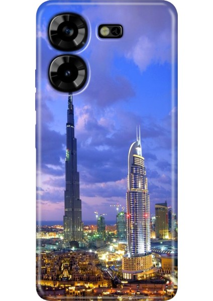 Tecno Pova 5 Kılıf Renkli Esnek Silikon Dubai
