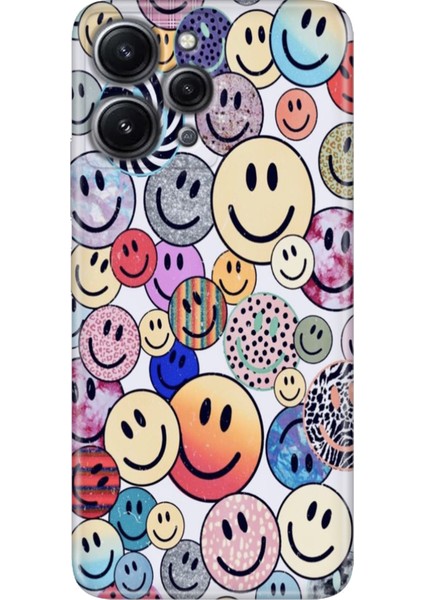 Xiaomi Redmi 12 Kılıf Tasarım Outlet Silikon Emojix