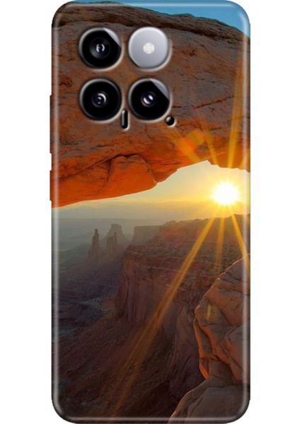 Xiaomi Mi 14 Kılıf Renkli Rubber Kapak Silikon Sun