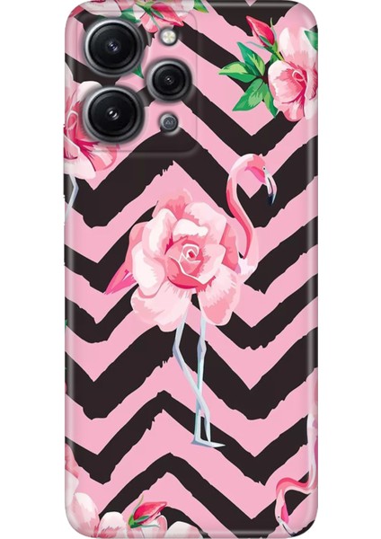 Xiaomi Redmi 12 Kılıf Tasarım Outlet Silikon Flamingo