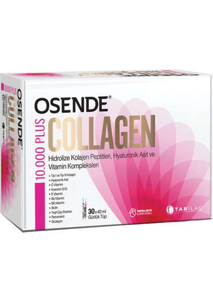 10000 Plus Beauty Collagen 30 Tüp 40 ml - Dezenfektan Hediyeli (%72 Alkol) modelleri