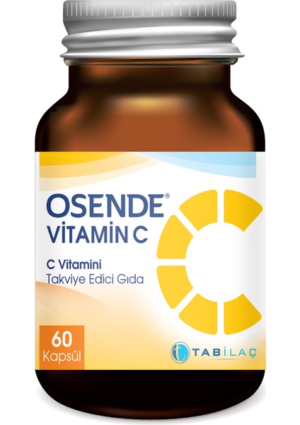 C Vitamini 1000 Mg 60 Kapsül - Dezenfektan Hediyeli (%72 Alkol)