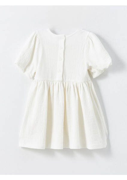 Yeni Sezon Bisiklet Yaka Kısa Kollu Basic Kız Bebek Elbise fiyatları