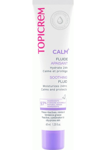Calm+ Ultra Moisturizing Soothing Cream - Nemlendirici 40 ml - Dezenfektan Hediyeli (%72 Alkol)