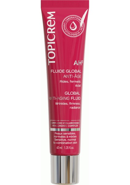 Ah3 Fluide Global Anti-Age Fluid - Yaşlanma Karşıtı Krem 40 ml - Dezenfektan Hediyeli (%72 Alkol) fiyatları