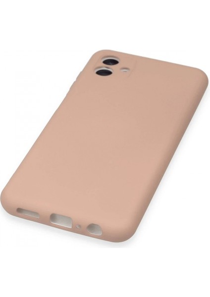 Samsung Galaxy A04E Kılıf Nano Içi Kadife Silikon - Pudra indirimleri