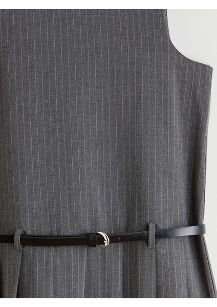 Yeni Sezon Bisiklet Yaka Çizgili Kız Çocuk Elbise modelleri