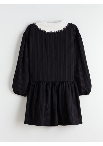 Yeni Sezon Bebe Yaka Kız Çocuk Elbise fırsatları