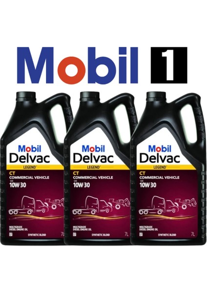 M-Delvac L Com Veh 10W30 - Mobil1 3x7 Litre