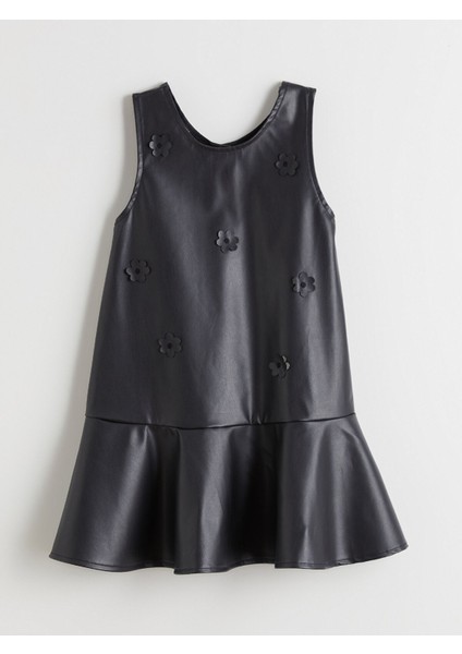 Yeni Sezon U Yaka Kız Çocuk Elbise ve Külotlu Çorap modelleri