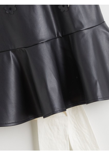 Yeni Sezon U Yaka Kız Çocuk Elbise ve Külotlu Çorap fırsatları