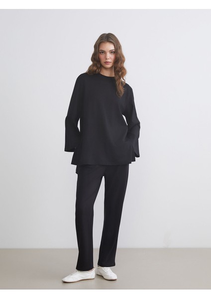 Yeni Sezon Bisiklet Yaka Oversize Kadın Tunik fiyatları