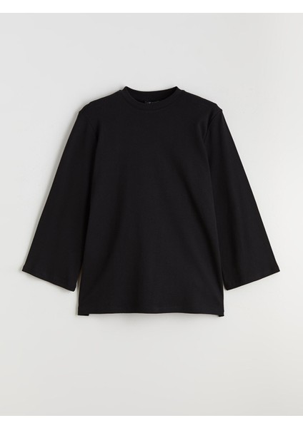 Yeni Sezon Bisiklet Yaka Oversize Kadın Tunik indirimleri