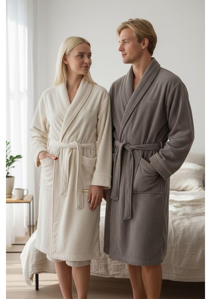 Allure %100 Pamuk 6 Parça Aile Banyo Seti Bej & Krem