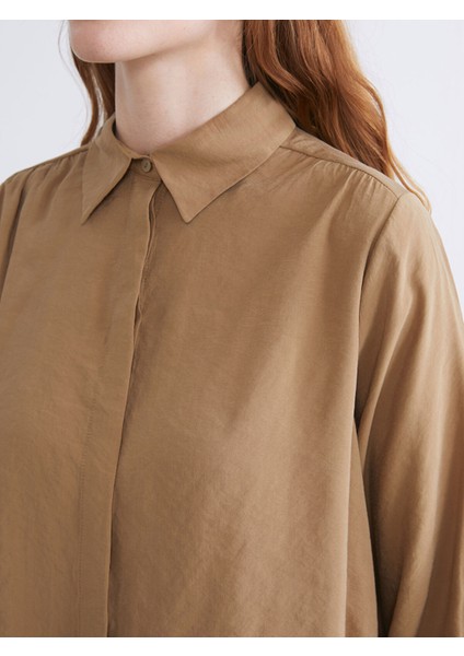 Yeni Sezon Yırtmaç Detaylı Kadın Gömlek Tunik modelleri