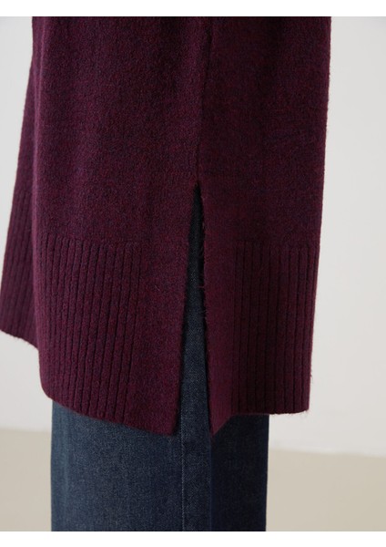 Yeni Sezon Dik Yaka Oversize Kadın Triko Tunik indirimleri