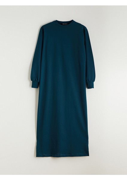 Yeni Sezon Bisiklet Yaka Sweatshirt Elbise indirimleri