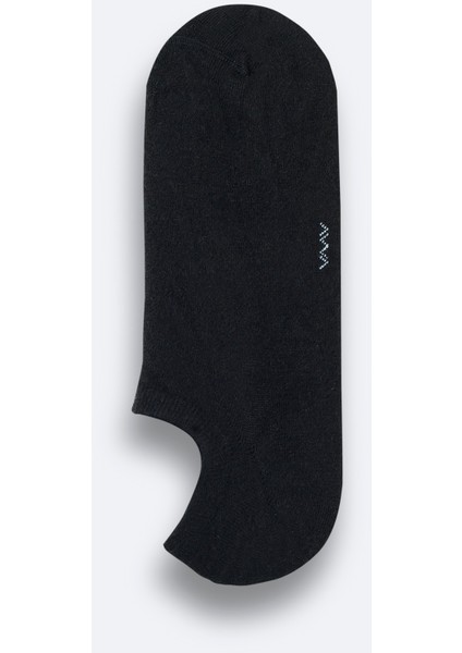 Erkek Siyah Havlulu Sneaker Çorap B008559