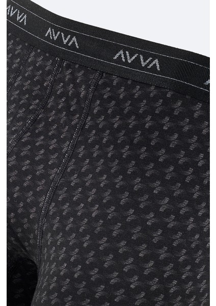 Erkek Siyah Desenli Pamuklu Tekli Boxer A52Y9514 modelleri