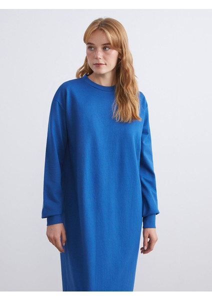 Yeni Sezon Bisiklet Yaka Sweatshirt Elbise fiyatları