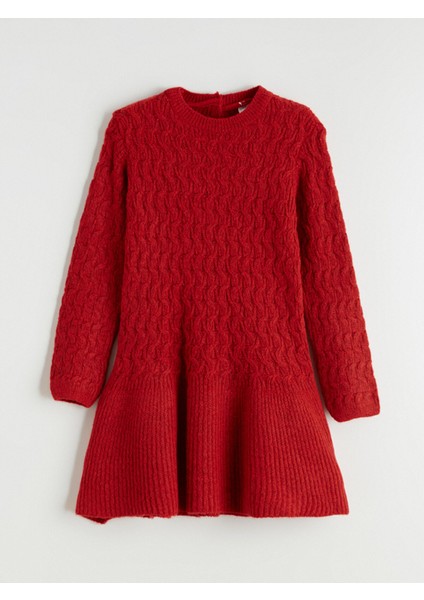 Yeni Sezon Bisiklet Yaka Kız Çocuk Triko Elbise fiyatları