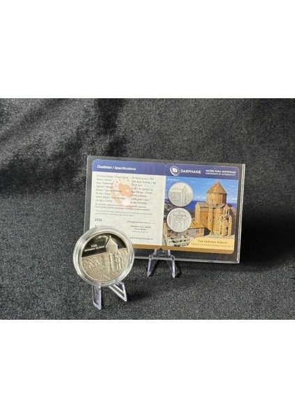 Van Akdamar Kilisesi Türkiye’nin Kadim Kültürü Serisi No:3 925 Ayar Gümüş Hatıra Sikkesi