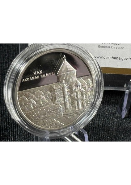 Van Akdamar Kilisesi Türkiye’nin Kadim Kültürü Serisi No:3 925 Ayar Gümüş Hatıra Sikkesi fiyatları