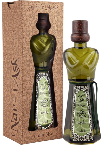 Nar-I Aşk Parfüm Kolonya Aşık 300 ml Cam Şişe