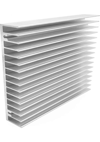 10CM x 10CM x 1.8cm Alüminyum Metal Soğutucu Blok Radyatör Peltier Isı Düşürücü Amfi LED Entegre