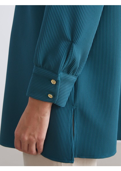 Yeni Sezon Oversize Kadife Kadın Gömlek Tunik modelleri