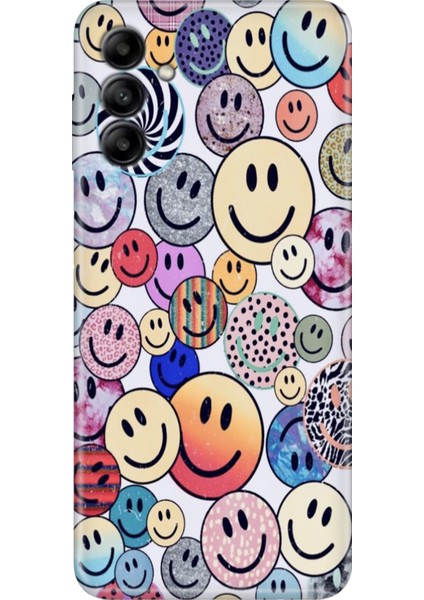 Samsung Galaxy A54 Uyumlu Kılıf Tasarım Elite Silikon Emojix