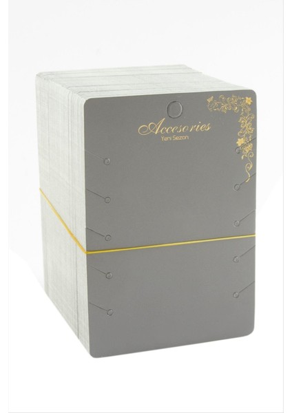 5'li Gri Renkli Bileklik Kartı 200 Adet