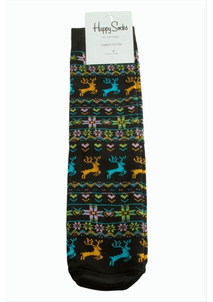 Geyik Yılbaşı Penye Çorap