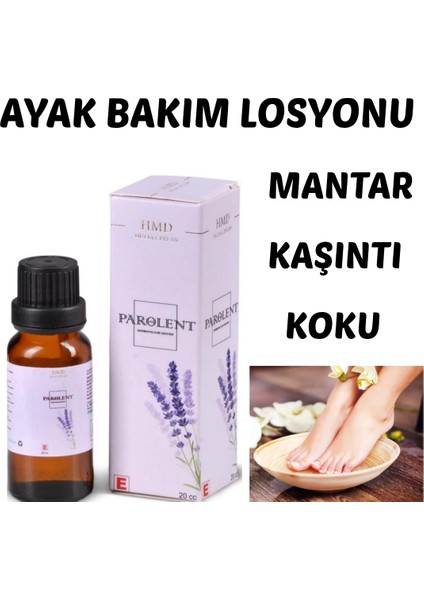 Bitkisel Ayak Bakım Losyonu 20 cc(Mantar-Kaşıntı-Koku)Sağlık Bakanlığı Onaylı ÜTS Kayıtlı