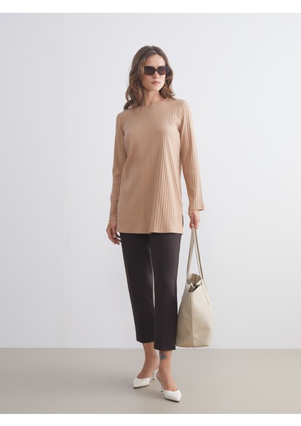 Yeni Sezon Bisiklet Yaka Fitilli Kadın Tunik fiyatları