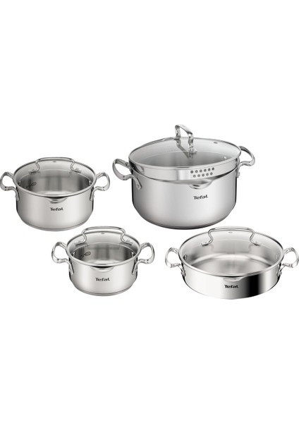 Duetto 8 Parça Çelik Tencere Seti