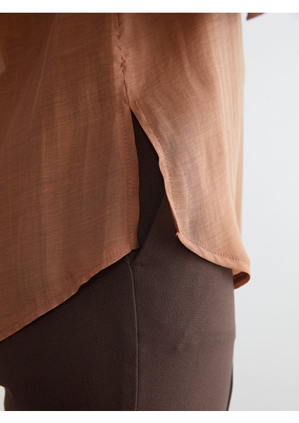 Yeni Sezon Büyük Beden Kruvaze Yaka Kadın Gömlek Tunik fırsatları