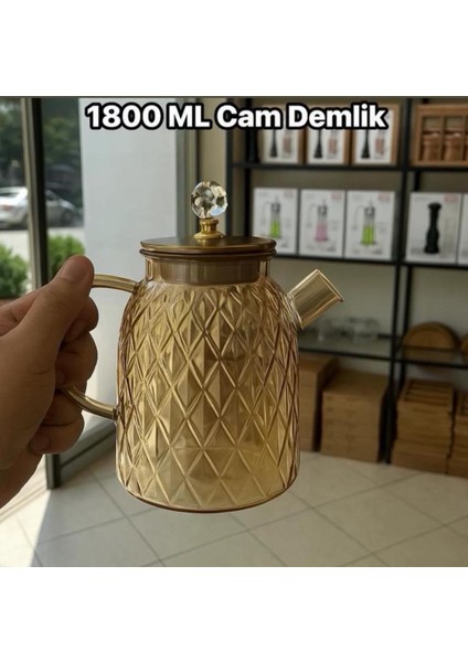 1.8ml Cam Çay Demlik Modeli fiyatları