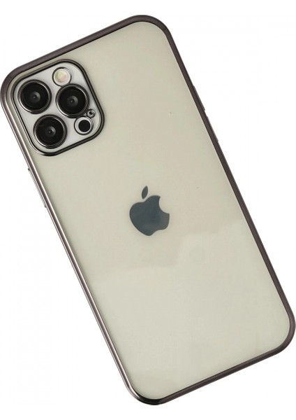 iPhone 12 Pro Kılıf Lensli Silikon - Siyah fiyatları