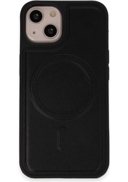 iPhone 15 Kılıf Ozzi Magsafe Deri Kapak