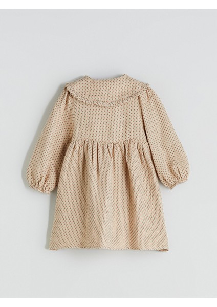Yeni Sezon Bebe Yaka Müslin Kız Bebek Elbise indirimleri