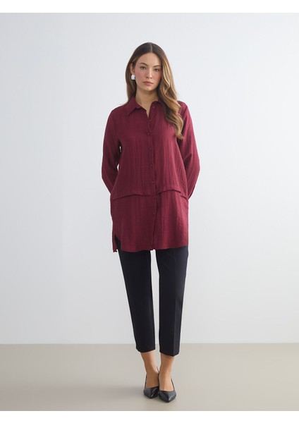 Yeni Sezon Dokulu Kadın Gömlek Tunik fiyatları
