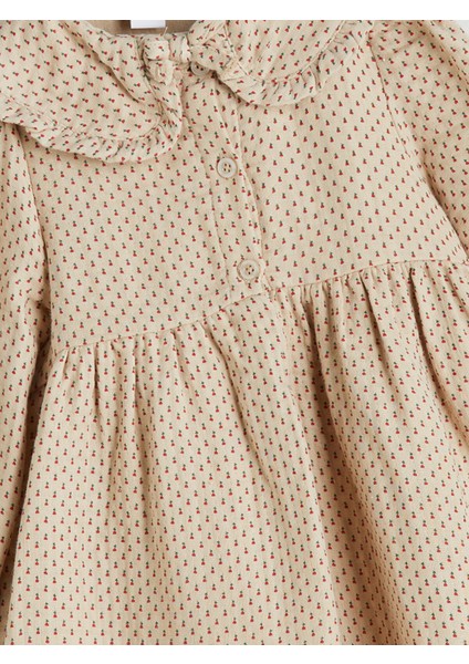 Yeni Sezon Bebe Yaka Müslin Kız Bebek Elbise fırsatları