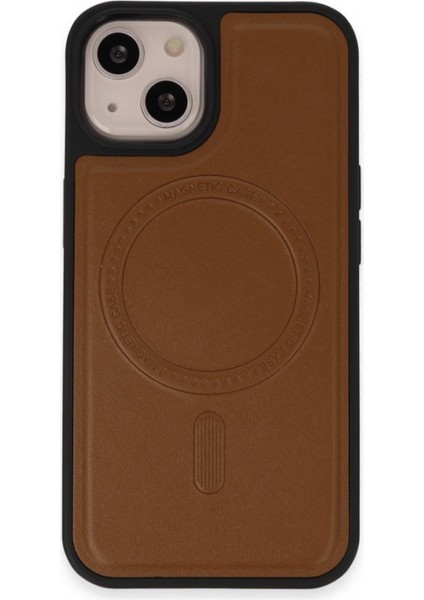 iPhone 15 Kılıf Ozzi Magsafe Deri Kapak modelleri