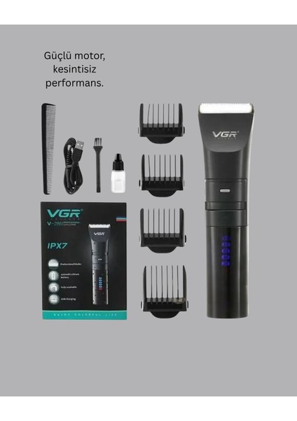 Erkek Saç ve Sakal Kesme Makinesi – Su Geçirmez, Sessiz Motorlu indirimleri