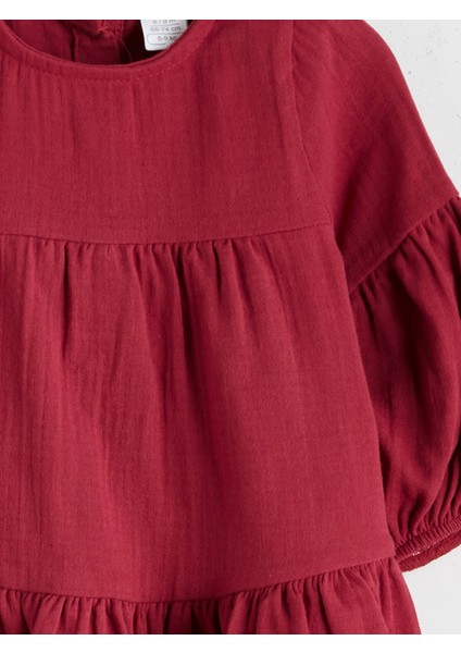 Yeni Sezon Bisiklet Yaka Kız Bebek Elbise modelleri