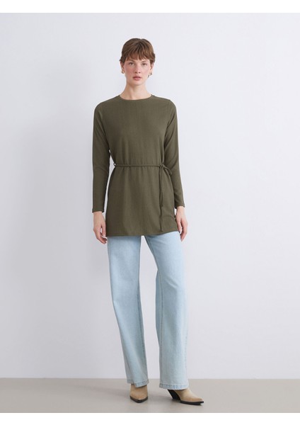 Yeni Sezon Bisiklet Yaka Kadın Tunik modelleri