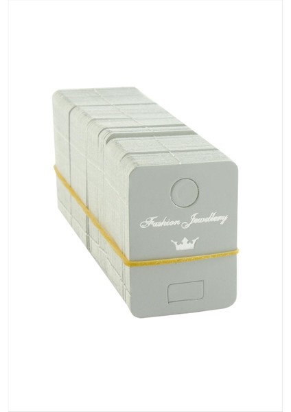 Kare Gri Renkli Bileklik Kartı 200 Adet