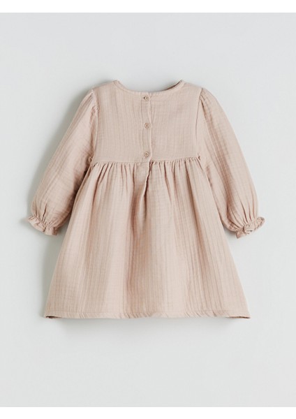 Yeni Sezon Bebe Yaka Müslin Kız Bebek Elbise indirimleri